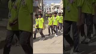 National Cancer Awareness Day organized by Bashyam High School in Shadnagar cancer awareness [upl. by Debby]