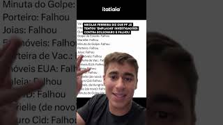 NIKOLAS FERREIRA DIZ QUE PF JÁ TENTOU EMPLACAR INVESTIGAÇÕES CONTRA BOLSONARO E FALHOU [upl. by Gavan]