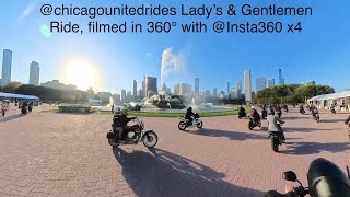 chicagounitedriders3373 Lady’s amp Gentlemen Ride filmed in 360° with insta360 x4￼ [upl. by Jeannine]