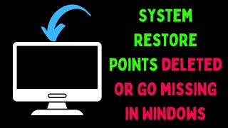 How to Fix System Restore Points Deleted or Go Missing in Windows 11 [upl. by Etom]