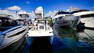 Fort Lauderdale Boat Show 2022 Full Walking Tour Flibs 2022 [upl. by Faustina]