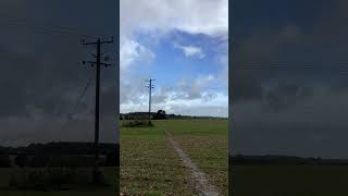 The Chiltern Way path making its way from Flamstead heading towards Gaddesden countryside walking [upl. by Asiil]