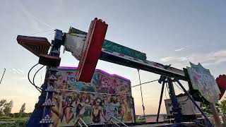 Clayton Hacketts Top Spin Offride Pov  Waddingtons Funfair Tingley 10052024 [upl. by Allit395]