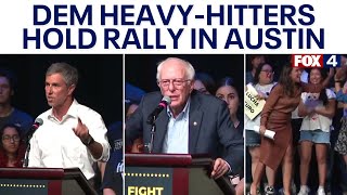 Bernie AOC Beto hold rally at UT Austin [upl. by Lewls]