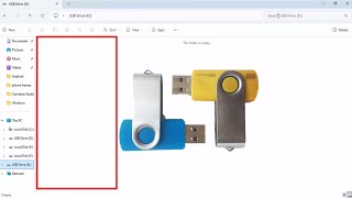 How To Fix USB Pen Drive File And Folder Not Showing In Windows [upl. by Mari]