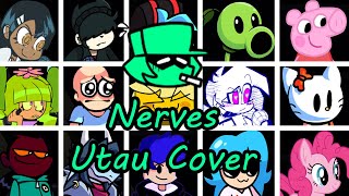 Nerves but Every Turn a Different Character Sings FNF Nerves Everyone Sings  UTAU Cover [upl. by Adaj]