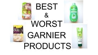 BEST amp WORST Garnier Products [upl. by Quentin]