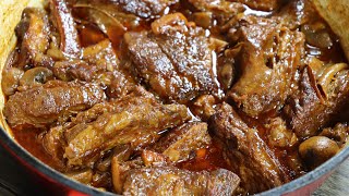 SHORT RIBS STEW  BEEF SHORT RIBS RECIPE  DINNER RECIPE  BEST MEAT RECIPE [upl. by Mccomb541]