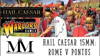 Hail Caesar 2nd Edition Rome vs Pontus Mithridatic War warlordgames hailCaesar [upl. by Keon]