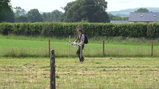 Archaeological geophysics survey work Abaty Ystrad FflurStrata Florida Abbey Ceredigion CymruWales [upl. by Pepin]