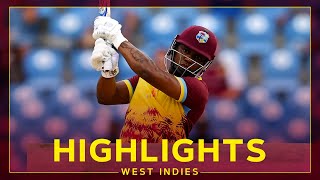 Evin Lewis and Shai Hope Star  Highlights  West Indies v England  4th T20I [upl. by Naibaf]