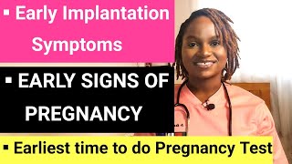 How to Know that you are Pregnant  Early signs of Pregnancy  Earliest time to do Pregnancy test [upl. by Hansel]