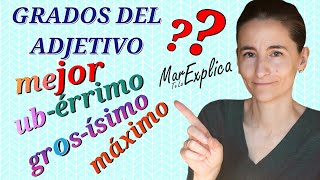 ✅ Grados del adjetivo positivo comparativo y superlativo Formas analíticas y sintéticas Trucos [upl. by Vieva802]