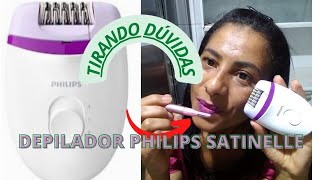 DEPILADOR PHILIPS SATINELLETIRANDO DÃšVIDASQUASE 3 ANOS DE USO [upl. by Giuditta]