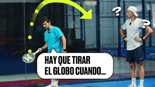 JUEGA EL GLOBO como los PROS del PADEL con Pablo Crosetti [upl. by Maryl193]