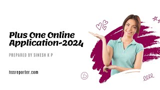 Plus One Online Application SubmissionSWS 2024 [upl. by Dwayne]