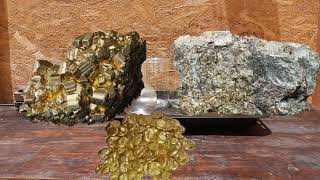 Pyrite and Arsenopyrite chalcopyrite are common minerals associated with gold deposits [upl. by Ilac223]