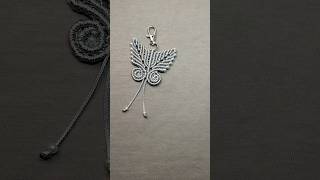 Macrame butterfly keychain DIY macrame Macrame tutorial handmade keychain macrame макраме diy [upl. by Norha]