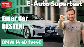 BMW i4 eDrive40 Bayer entthront das EAutoEstablishment  EAuto Supertest  auto motor und sport [upl. by Walcoff]