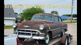 Bringing home the 1953 Chevy Sedan [upl. by Joell449]