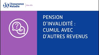 Pension dinvalidité  Calcul de la pension d’invalidité  cumul avec d’autres revenus [upl. by Xad983]