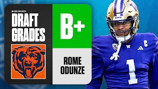 2024 NFL Draft Grades Bears select Rome Odunze No 9 overall  CBS Sports [upl. by Lemkul]