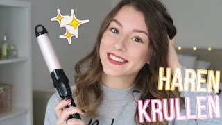 HOW TO HAAR KRULLEN  Zacht amp Golvend ☆ All About Leonie [upl. by Hairacaz114]