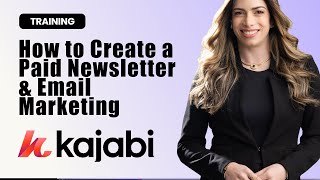 How to Create a Paid Newsletter Email Sequence Broadcast amp Event Emails in Kajabi Tutorial 2024 [upl. by Lledal]