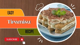 Easy Tiramisu Dessert [upl. by Eirrotal]