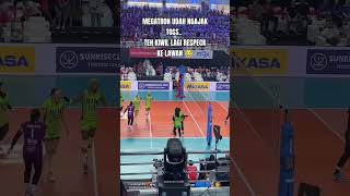 yang sabar Megatron jangan langsung selebrasi haha proliga jakartabin volleyball [upl. by Nyraa117]