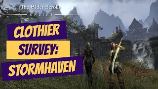 ESO Clothier Survey Stormhaven [upl. by Epuladaugairam]