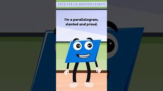 Parallelogram Shape Rhyme for Kids  Fun Learning Song About Parallelograms wonderworldkidstv [upl. by Pownall]