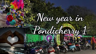 New year 2024 celebration in Pondicherry 🌊 Day 1 [upl. by Ecneret511]