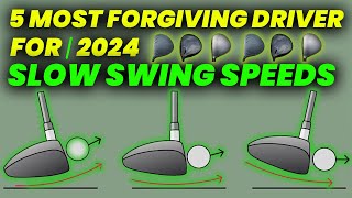 5 Most Forgiving Driver for Slow Swing Speeds 2024 Max Distance with Low Swing Speed [upl. by Asilegna437]