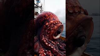 A Giant Octopus Found Pecific Ocean 🌊 octopus oceangiants anime [upl. by Audrit]