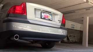 2002 Volvo S60 24T AWD w glasspack exhaust [upl. by Vookles]