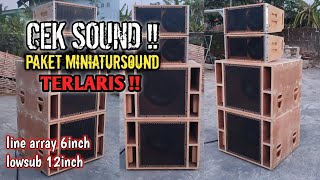 CEK SOUND PAKET MINIATUR TERLARIS [upl. by Botti35]