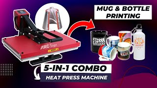 Best Sublimation Printing Machine For Mugs amp Bottle Printing  Combo Heat Press Machine shorts [upl. by Gwendolyn]