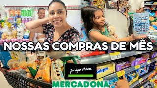 COMPRAS DO MÃŠS DE OUTUBRO MERCADO EM PORTUGAL ðŸ‡µðŸ‡¹ PINGO DOCE E MERCADONA  MELHOR PROMOÃ‡ÃƒO ðŸ¤‘ [upl. by Codding]