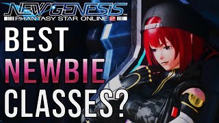 New to PSO2 NGS Best newbiefriendly classes [upl. by Nwadahs327]