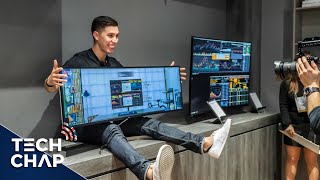 SUPER UltraWide Monitor  The Worlds LIGHTEST 17quot Laptop  LG CineBeam 4K  The Tech Chap [upl. by Aserahs]