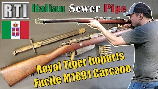 Carcano Model 1891 LONG Rifle  Royal Tiger Imports UNBOXING from AFRICA  Italian Fucile Modello 91 [upl. by Anerehs510]