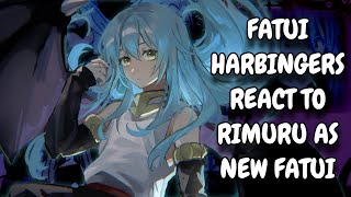 Fatui Harbingers React To Rimuru As New Fatui  Genshin Impact  Gacha React [upl. by Ardnuassak282]