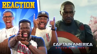 Captain America Brave New World Official Teaser Reaction [upl. by Yahsat]