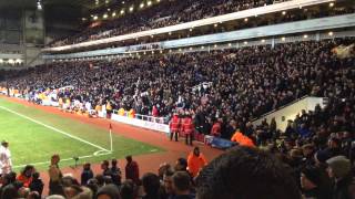 Celebration for Diame Goal amp Final Whistle of West Ham 2 Norwich 0 [upl. by Holsworth]