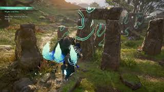 Assassins Creed Valhalla Isle of Skye Solve the Standing Stones Mystery Night and Day [upl. by Niccolo]