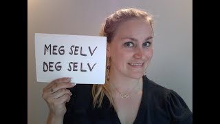 Video 128 Meg selv og deg selv Verb med SELV [upl. by Nimzaj792]