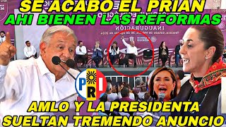 SABADAZO SE hunde más el PRIAN AMLO suelta tremendo anuncio a un día de se último informe [upl. by Matrona]