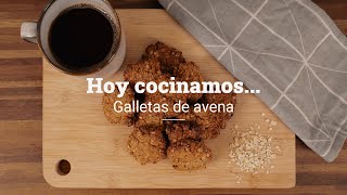 Receta de galletas de avena en freidora de aire [upl. by Morrie]