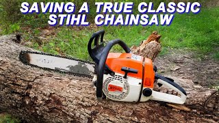 Getting An Old Stihl 024 AVChainsaw Running Again [upl. by Valtin]